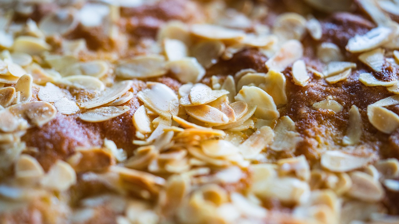 Gâteau aux amandes effilées