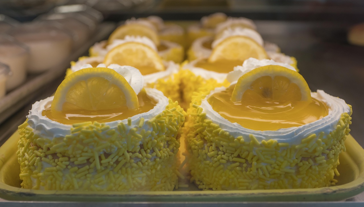 Tarte au citron avec meringue brûlée