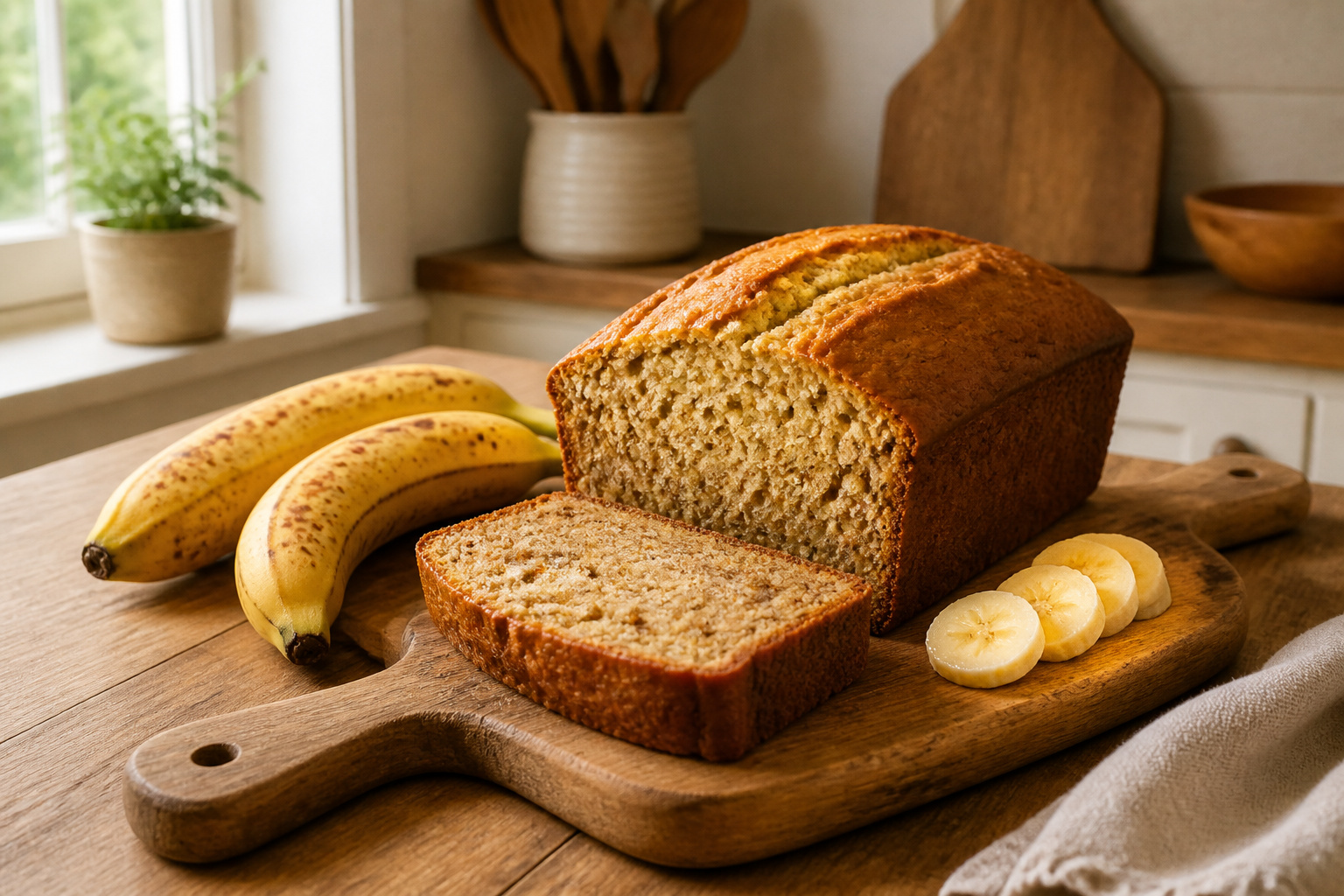 Pain aux bananes maison et moelleux