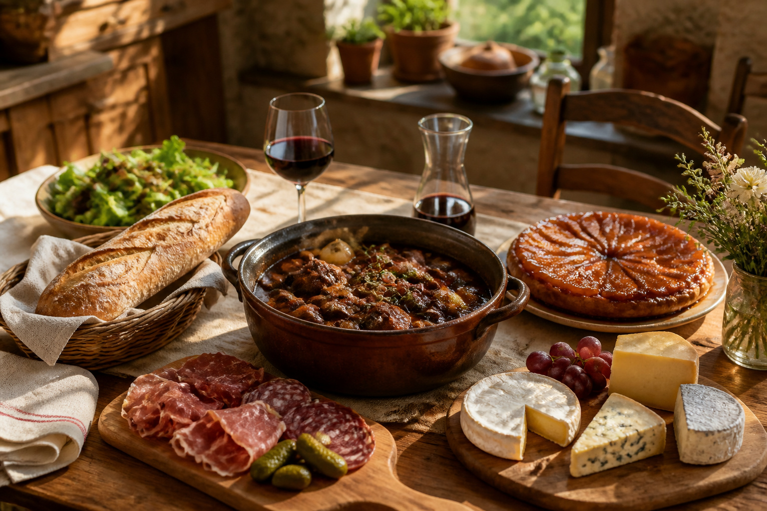 Festin francais traditionnel