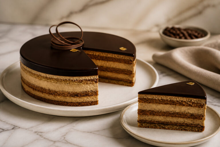 Gateau opera lelegance en patisserie