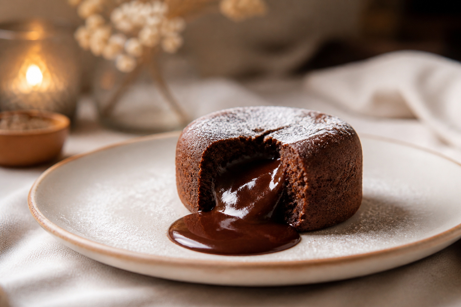 Mi cuit au chocolat fondant et irresistible