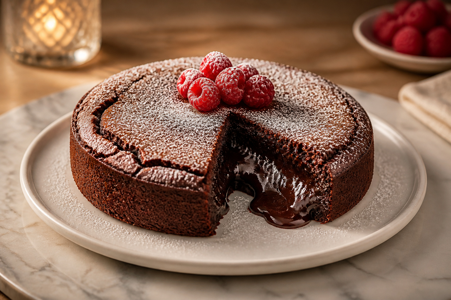 Fondant au chocolat fondant et gourmand