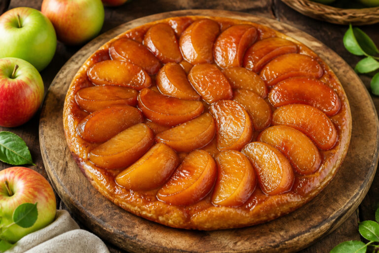 Tarte tatin parfaite caramelisee et doree