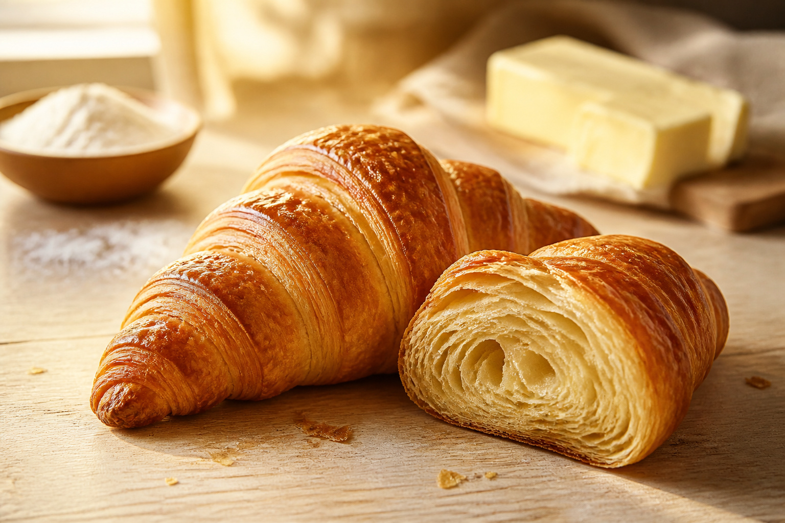 Croissants dores et aeriens un delice matinal