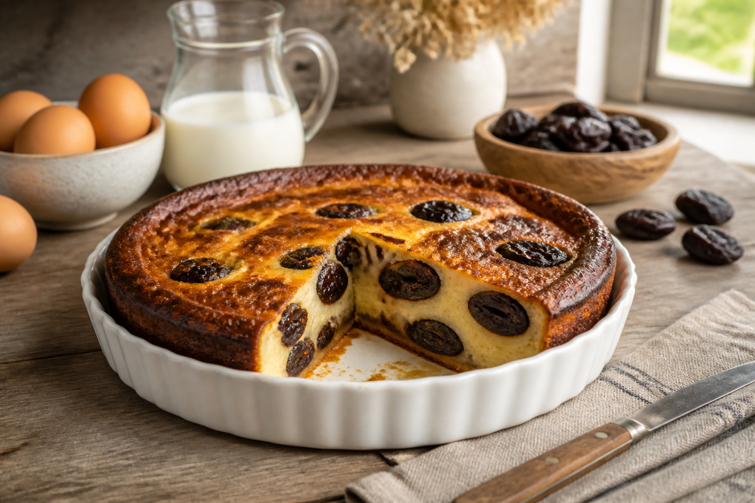 Far aux pruneaux delice breton