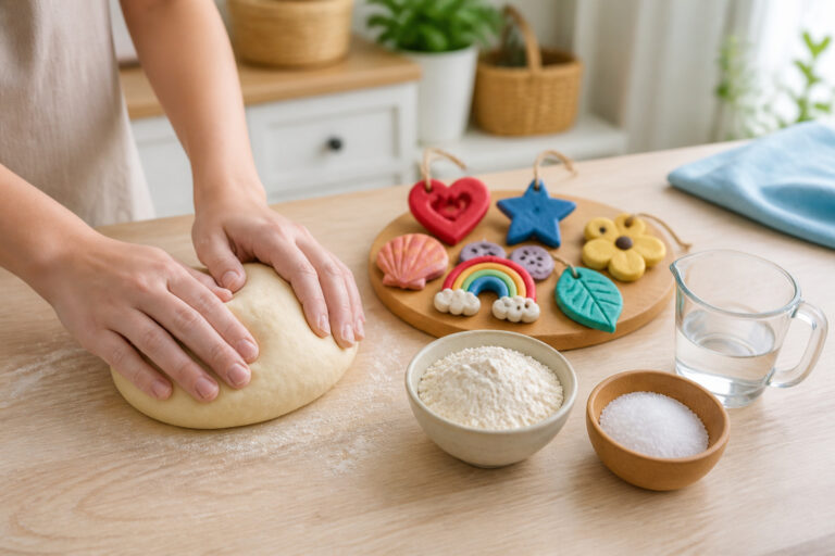 Creation dobjets en pate a sel