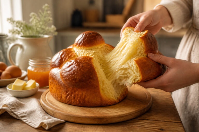 Brioche doree et filante