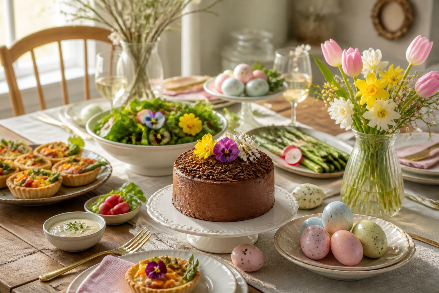 Festin gourmand de paques